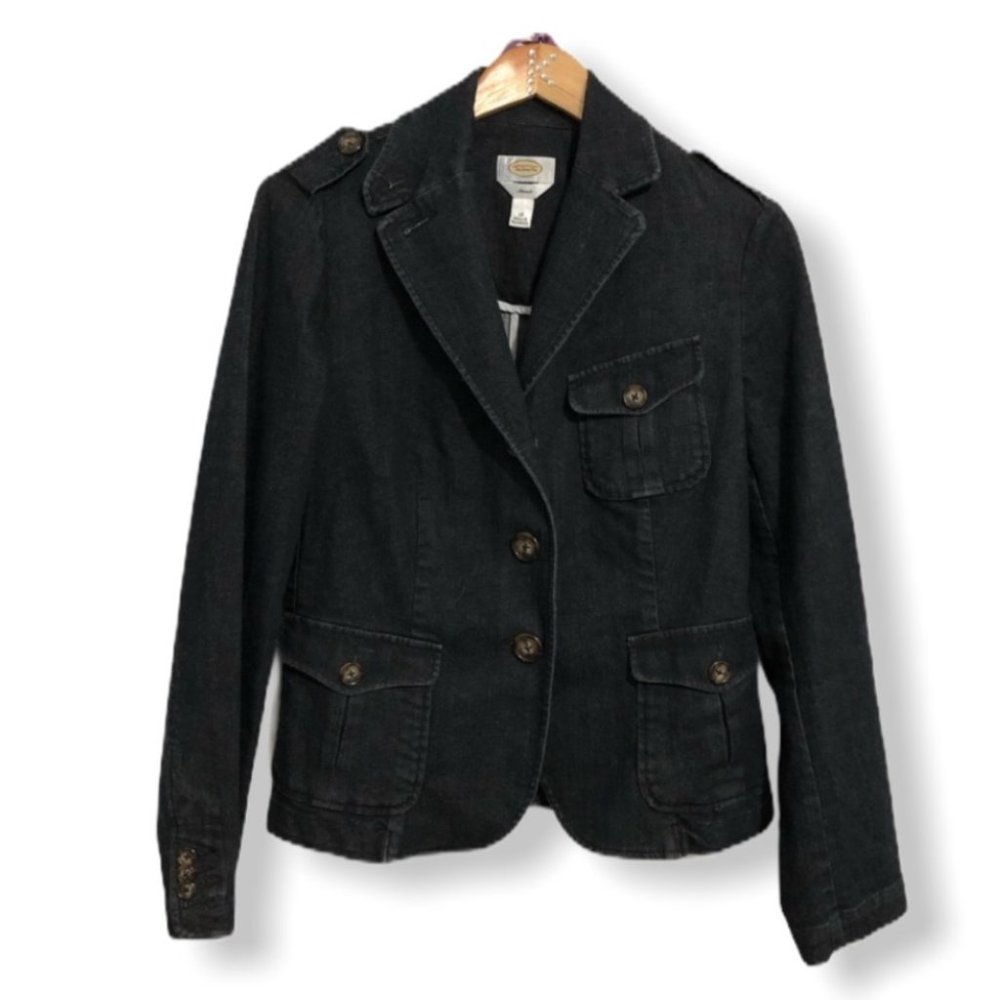 {Talbots} Dark Denim Jacket